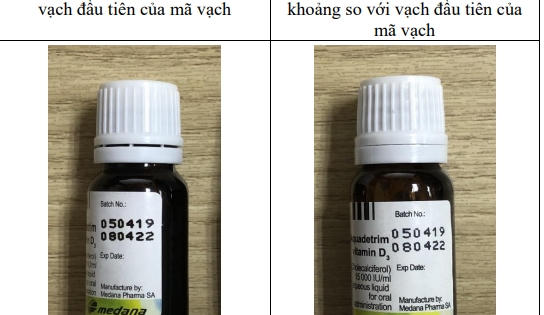 Aquadetrim vitamin D3 nghi ngờ hàng giả bán tràn lan trên thị trường