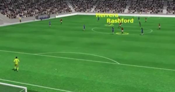 Clip MU 2-0 Chelsea bằng công nghệ 3D