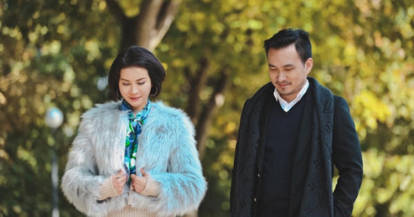 MC Thanh Mai và diễn viên Chi Bảo tình tứ ở Nga