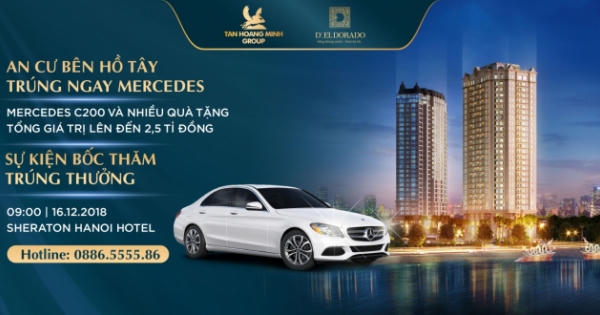 Tân Hoàng Minh tặng xe sang cho khách hàng mua căn hộ  tại dự án D'. El Dorado