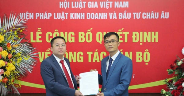 Bổ nhiệm Nhà báo Phan Bá Mạnh làm Tổng Biên tập TC Pháp luật và Kinh tế châu Âu