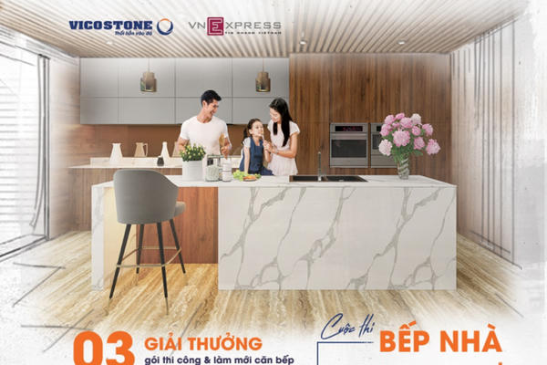 Cơ hội làm mới căn bếp miễn phí với Vicostone