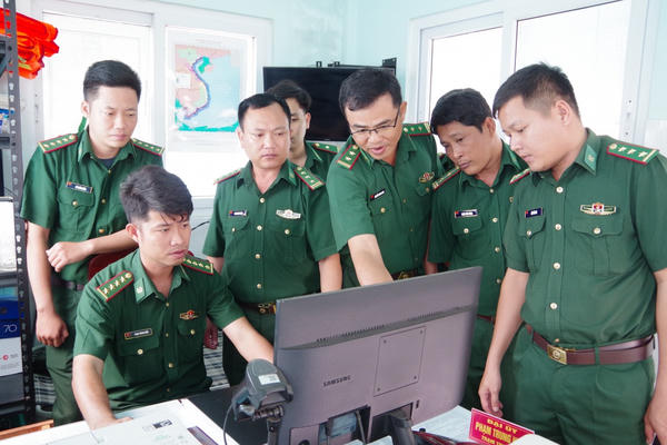 BĐBP Đồng Tháp kiểm tra công tác chống khai thác thủy sản bất hợp pháp, không báo cáo và không theo quy định