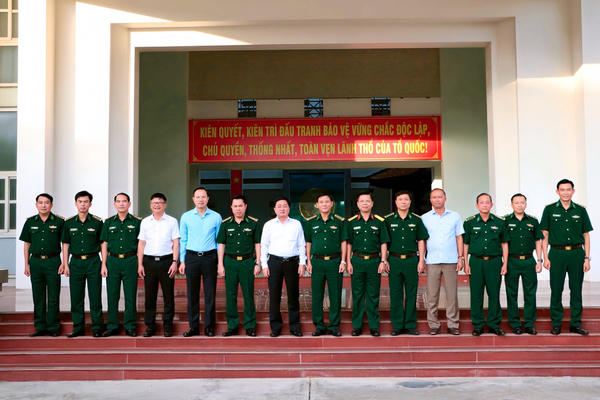 Tây Ninh: Bí thư Tỉnh ủy Nguyễn Văn Quyết làm việc với Đảng ủy, Ban Chỉ huy BĐBP tỉnh