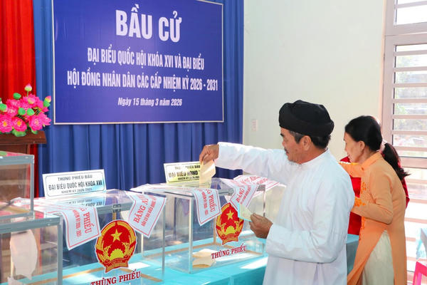 Hơn 2,3 triệu cử tri Tây Ninh chung vui “Ngày hội non sông”