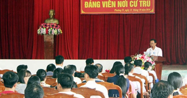 Những trường hợp đảng viên giới thiệu nhưng được miễn sinh hoạt nơi cư trú