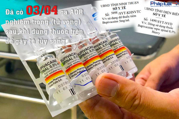 Thuốc Bupivacaine: "Phản ứng đe doạ trực tiếp tới tính mạng người bệnh"