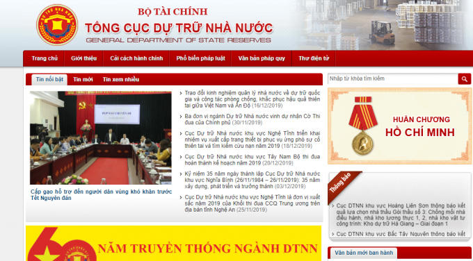 Nhiệm vụ, cơ cấu tổ chức của Tổng cục Dự trữ Nhà nước Nhiệm vụ, cơ cấu tổ chức của Tổng cục Dự trữ Nhà nước