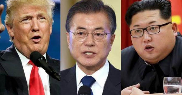 3 nhà lãnh đạo Kim - Trump - Moon có thể cùng tuyên bố kết thúc chiến tranh 3 nhà lãnh đạo Kim - Trump - Moon có thể cùng tuyên bố kết thúc chiến tranh