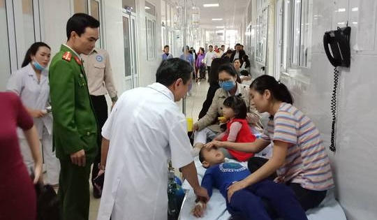 Thanh Hóa: Nhiều học sinh trường mầm non nhập viện nghi do ngộ độc thực phẩm