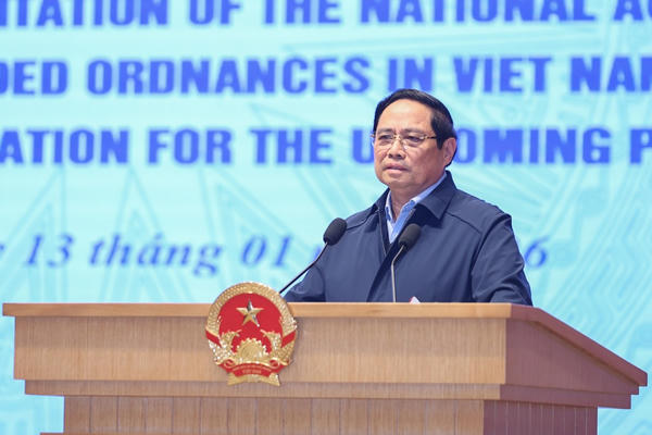 Thủ tướng yêu cầu làm sạch ô nhiễm bom mìn vào năm 2045 Thủ tướng yêu cầu làm sạch ô nhiễm bom mìn vào năm 2045