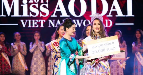 Lê Ngọc Diệp đăng quang Hoa Hậu Nhân Ái