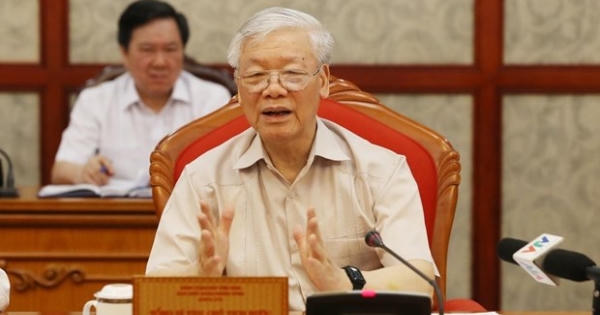 Tổng Bí thư, Chủ tịch nước Nguyễn Phú Trọng chủ trì họp Bộ Chính trị