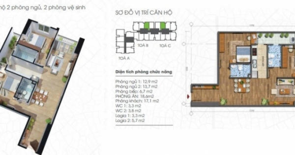 Bán gấp căn hộ chung cư Viện Kiểm Sát thuộc dự án Ecolife Tây Hồ