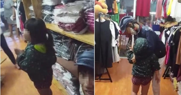 Bị bắt quả tang khi trộm đồ, bé gái nức nở van xin cho mẹ Bị bắt quả tang khi trộm đồ, bé gái nức nở van xin cho mẹ