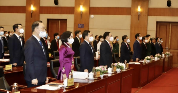 Chủ tịch Quốc hội Vương Đình Huệ dự Kỳ họp thứ nhất HĐND TP Hải Phòng khoá XVI