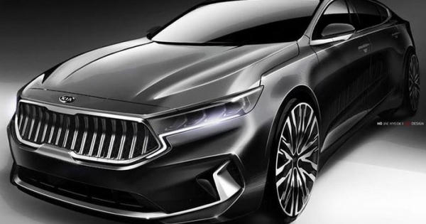 Kia 'nhá hàng' xe sang K7 2020 trước ngày ra mắt