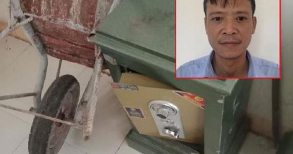 Dùng xe rùa đi trộm két sắt, đối tượng bị tóm gọn