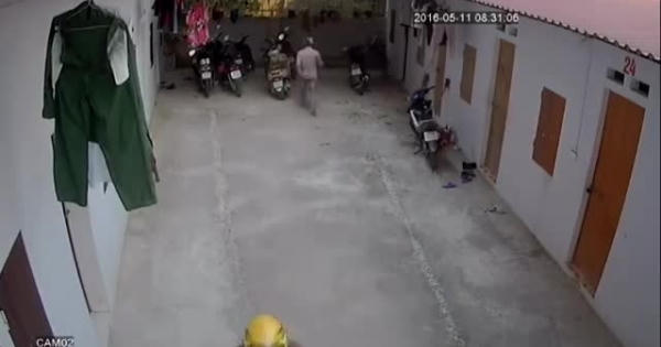 Clip: Nhân lúc xóm trọ ngủ say, "cuỗm" ngay 2 chiếc xe máy