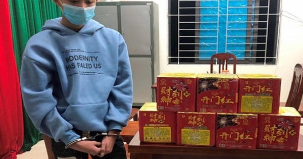 Vĩnh Phúc: Bắt quả tang đối tượng tàng trữ một lượng lớn pháo nổ