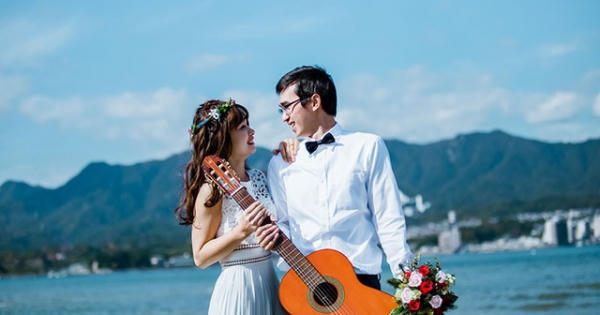 Cặp đôi chụp ảnh cưới ở Nhật Bản sau 9 năm bên nhau