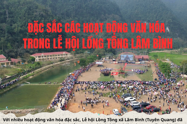 Đặc sắc các hoạt động văn hóa trong Lễ hội Lồng Tông Lâm Bình