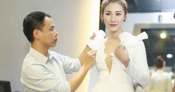 Bảo Như chọn trang phục dạ hội cho đêm chung kết HH Liên lục địa 2016