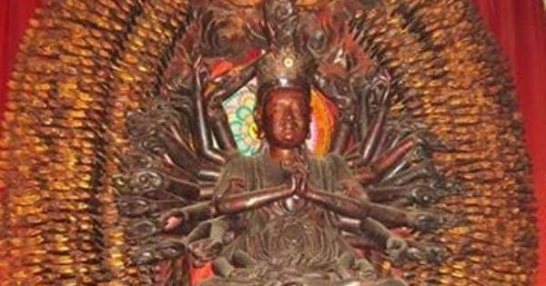 Hưng Yên: Tìm thấy tượng Phật nghìn mắt nghìn tay không còn nguyên vẹn
