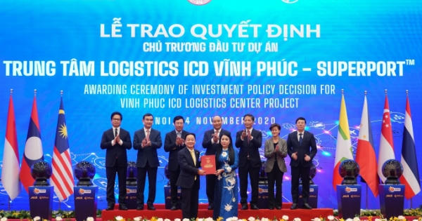 Thủ tướng khởi động mạng lưới Logistics thông minh ASEAN (ASLN) với dự án đầu tiên “Trung tâm Logistics ICD Vĩnh Phúc” (SuperPort ™) Thủ tướng khởi động mạng lưới Logistics thông minh ASEAN (ASLN) với dự án đầu tiên “Trung tâm Logistics ICD Vĩnh Phúc” (SuperPort ™)