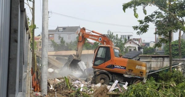 Vĩnh Phúc: Cưỡng chế thu hồi đất với 5 hộ dân tại xã Định Trung