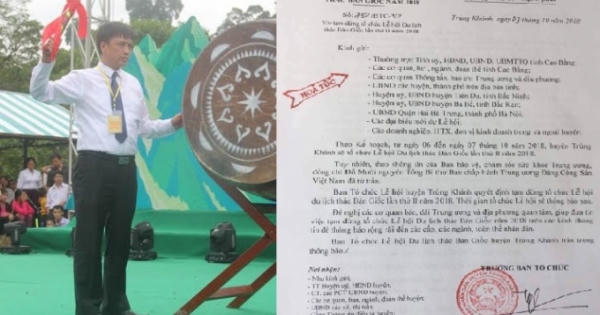 Cao Bằng: Tạm hoãn Lễ hội Du lịch thác Bản Giốc năm 2018