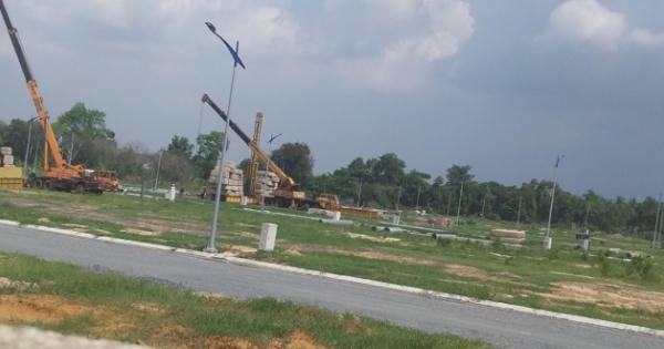 Dự án khu nhà ở Biconsi Reverside thi công rầm rộ dù xây dựng không phép Dự án khu nhà ở Biconsi Reverside thi công rầm rộ dù xây dựng không phép