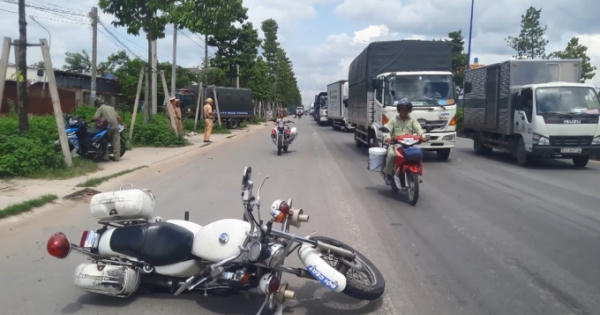 Bình Dương: Truy đuổi bắt giữ tài xế tông CSGT rồi bỏ chạy