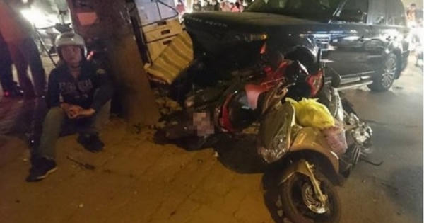 Hà Nội: Xế hộp "khủng" gây tai nạn liên hoàn, 3 người nhập viện