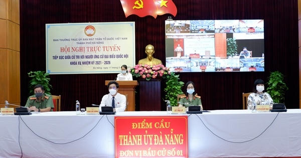 Đà Nẵng: Tiếp xúc cử tri, vận động bầu cử qua hình thức trực tuyến
