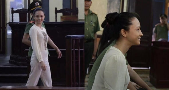 Thần thái bình tĩnh của người đẹp Trương Hồ Phương Nga giữa vòng lao lý