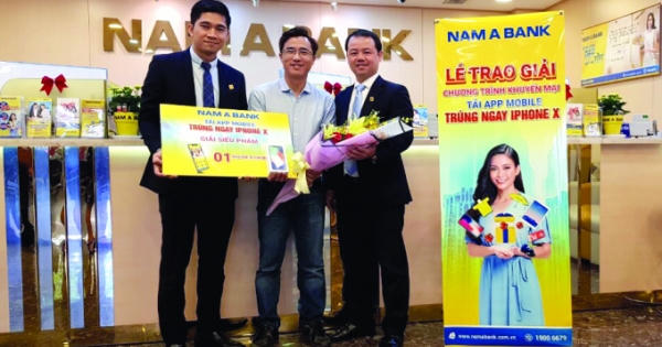 Nam A Bank đã tìm ra chủ nhân Iphone X và iPad đầu tiên
