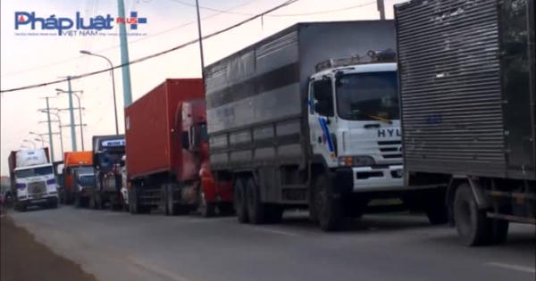TP HCM: Nhiều tuyến đường vào cảng Cát Lái kẹt cứng nhiều giờ TP HCM: Nhiều tuyến đường vào cảng Cát Lái kẹt cứng nhiều giờ