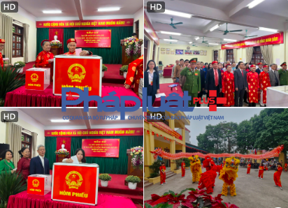 Cử tri xã Đại Thanh vui mừng, phấn khởi gửi trọn niềm tin, kỳ vọng trong ngày hội lớn