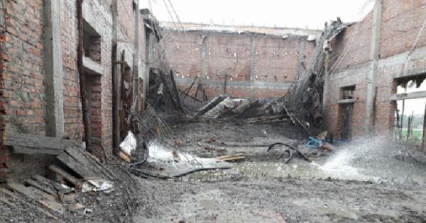 Hải Phòng: Sập nhà văn hóa, gần 10 người bị thương nặng