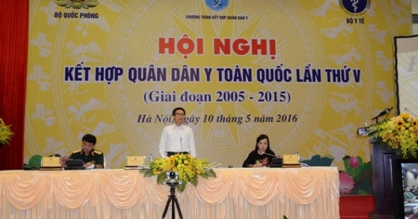 Tiếp tục đẩy mạnh việc kết hợp quân dân y để phát triển y tế cơ sở