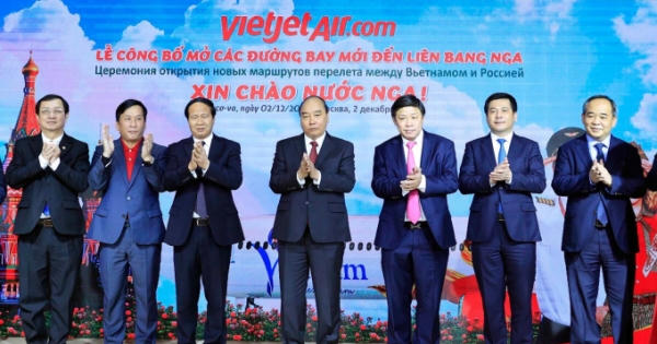Vietjet công bố các đường bay thẳng đến Nga từ giữa năm 2022