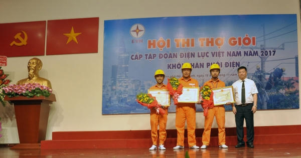 EVN HANOI đạt giải Nhất toàn đoàn tại Hội thi thợ giỏi