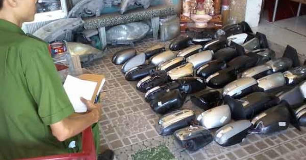 Cần Thơ: Kẻ bẻ trộm hàng loạt gương chiếu hậu ô tô sa lưới