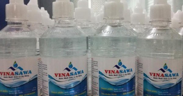 Đình chỉ lưu hành, thu hồi sản phẩm nước muối của Vinamask