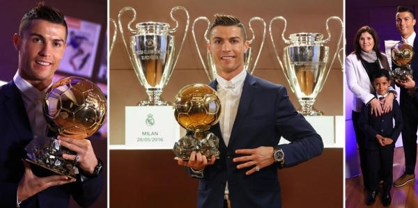 Cristiano Ronaldo đoạt Quả bóng vàng 2016