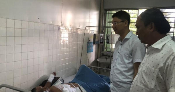 Quảng ngãi hỗ trợ các nạn nhân trong vụ nổ tàu cá tại Lý Sơn