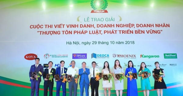 Trao giải cuộc thi viết vinh danh doanh nghiệp, doanh nhân: Đêm hội tụ của những doanh nhân tiêu biểu