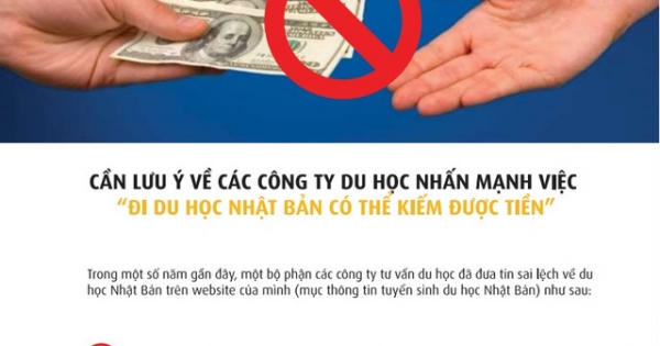 Sở GD&ĐT Hà Nội cảnh báo về lừa đảo du học Nhật Bản Sở GD&ĐT Hà Nội cảnh báo về lừa đảo du học Nhật Bản
