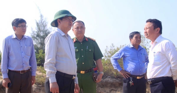 Quyết cưỡng chế các trường hợp lấn chiếm đất đai ở khu kinh tế Nhơn Hội